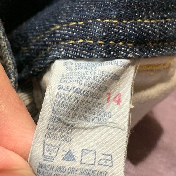 Tommy Hilfiger Woman flat front side adjust stretch jeans 14 NWT - Picture 10 of 16